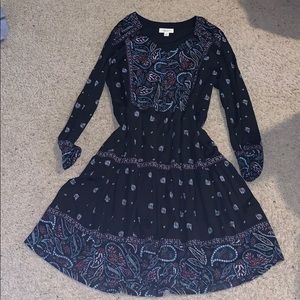 Style&Co knee length black V-neck dress